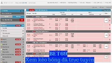 Bet69 kèo nhà cái Bet69 bóng đá trực tuyến tỷ lệ kèo live.